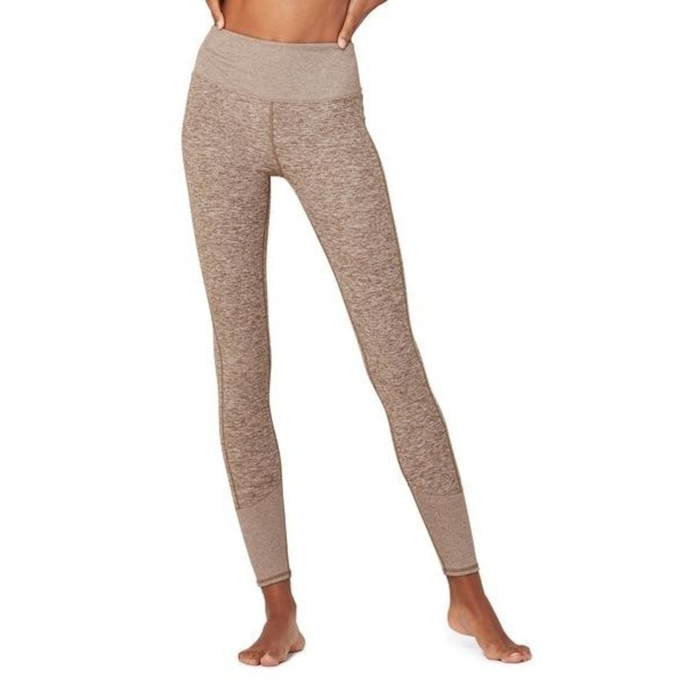 Alo Yoga Alosoft Lounge Leggings Size S Heathered High Waist Ribbed Active